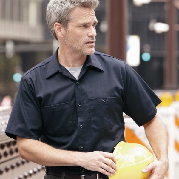 Cotton Short Sleeve Uniform Shirt Thumbnail