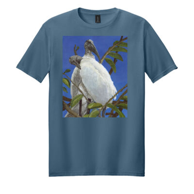 Wood Storks Mate for Life by Debi Bloom Short Sleeve T-Shirt Direct-to-Film Print Thumbnail