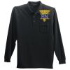Long Sleeve Silk Touch Polo with Pocket Thumbnail