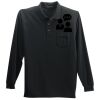 Long Sleeve Silk Touch Polo with Pocket Thumbnail