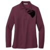 Ladies Silk Touch Long Sleeve Polo Thumbnail