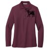 Ladies Silk Touch Long Sleeve Polo Thumbnail