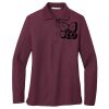 Ladies Silk Touch Long Sleeve Polo Thumbnail
