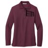 Ladies Silk Touch Long Sleeve Polo Thumbnail