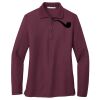 Ladies Silk Touch Long Sleeve Polo Thumbnail