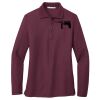 Ladies Silk Touch Long Sleeve Polo Thumbnail