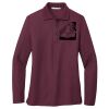Ladies Silk Touch Long Sleeve Polo Thumbnail