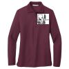 Ladies Silk Touch Long Sleeve Polo Thumbnail