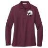 Ladies Silk Touch Long Sleeve Polo Thumbnail