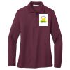 Ladies Silk Touch Long Sleeve Polo Thumbnail