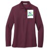 Ladies Silk Touch Long Sleeve Polo Thumbnail
