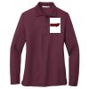 Ladies Silk Touch Long Sleeve Polo Thumbnail