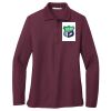 Ladies Silk Touch Long Sleeve Polo Thumbnail