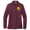 Ladies Silk Touch Long Sleeve Polo Thumbnail