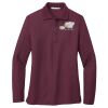 Ladies Silk Touch Long Sleeve Polo Thumbnail