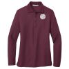 Ladies Silk Touch Long Sleeve Polo Thumbnail