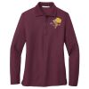 Ladies Silk Touch Long Sleeve Polo Thumbnail