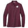 Ladies Silk Touch Long Sleeve Polo Thumbnail
