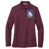 Ladies Silk Touch Long Sleeve Polo Thumbnail