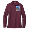 Ladies Silk Touch Long Sleeve Polo Thumbnail