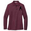 Ladies Silk Touch Long Sleeve Polo Thumbnail