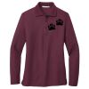 Ladies Silk Touch Long Sleeve Polo Thumbnail
