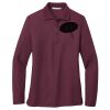 Ladies Silk Touch Long Sleeve Polo Thumbnail