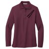 Ladies Silk Touch Long Sleeve Polo Thumbnail