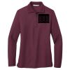 Ladies Silk Touch Long Sleeve Polo Thumbnail