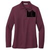 Ladies Silk Touch Long Sleeve Polo Thumbnail