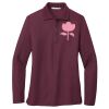 Ladies Silk Touch Long Sleeve Polo Thumbnail