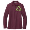 Ladies Silk Touch Long Sleeve Polo Thumbnail