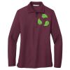 Ladies Silk Touch Long Sleeve Polo Thumbnail