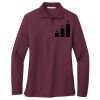 Ladies Silk Touch Long Sleeve Polo Thumbnail