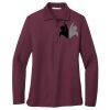 Ladies Silk Touch Long Sleeve Polo Thumbnail