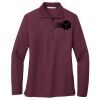 Ladies Silk Touch Long Sleeve Polo Thumbnail