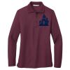 Ladies Silk Touch Long Sleeve Polo Thumbnail