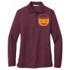 Ladies Silk Touch Long Sleeve Polo Thumbnail