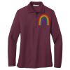 Ladies Silk Touch Long Sleeve Polo Thumbnail