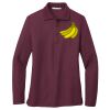 Ladies Silk Touch Long Sleeve Polo Thumbnail
