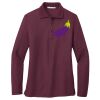 Ladies Silk Touch Long Sleeve Polo Thumbnail