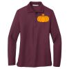 Ladies Silk Touch Long Sleeve Polo Thumbnail
