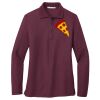 Ladies Silk Touch Long Sleeve Polo Thumbnail