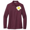 Ladies Silk Touch Long Sleeve Polo Thumbnail
