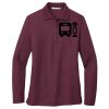 Ladies Silk Touch Long Sleeve Polo Thumbnail
