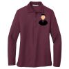 Ladies Silk Touch Long Sleeve Polo Thumbnail