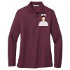 Ladies Silk Touch Long Sleeve Polo Thumbnail