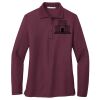 Ladies Silk Touch Long Sleeve Polo Thumbnail
